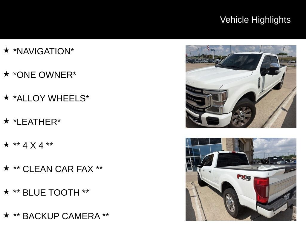 Used 2022 Ford F-250 Platinum Truck Crew Cab