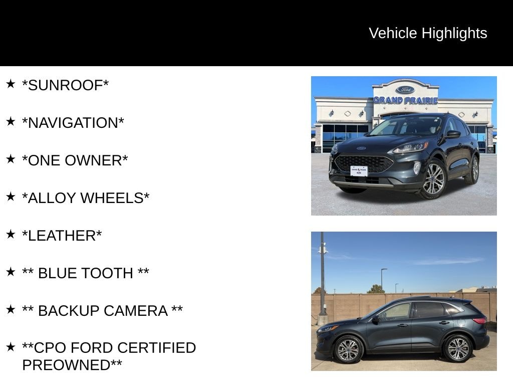 Certified 2022 Ford Escape SEL SUV