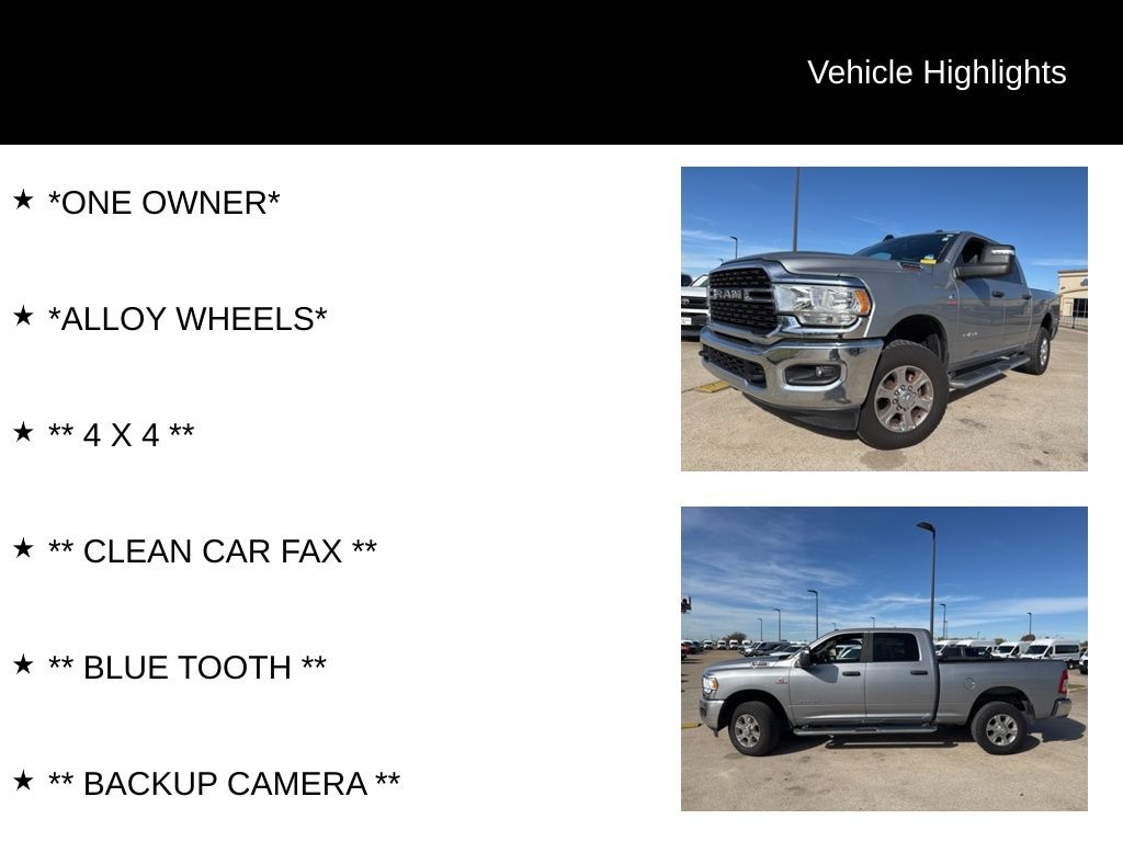 Used 2024 Ram 2500 Big Horn Truck Crew Cab