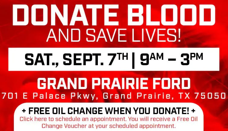 donate blood in the dallas area