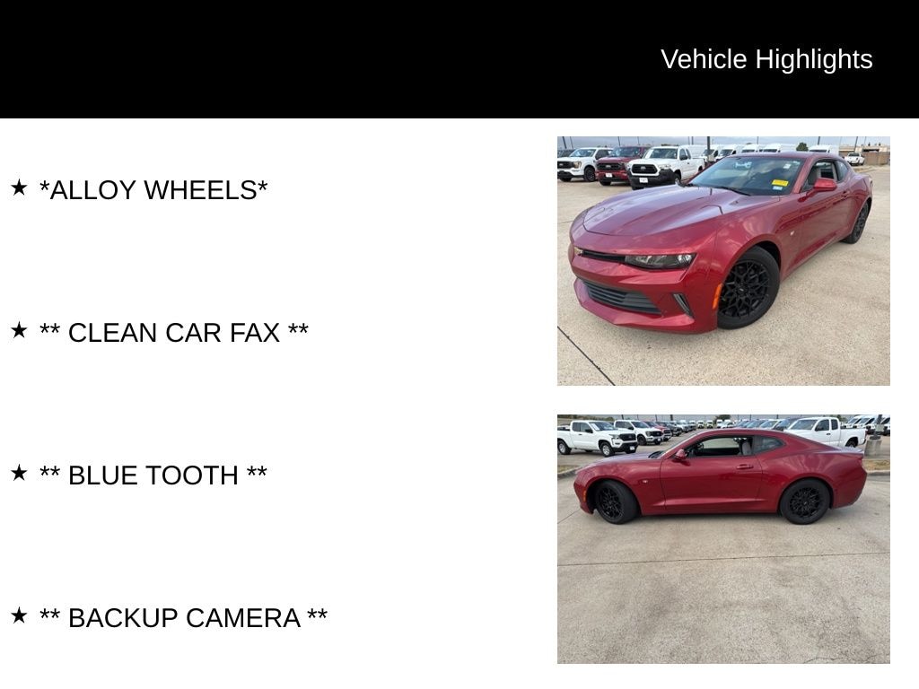 Used 2018 Chevrolet Camaro 1LT Coupe