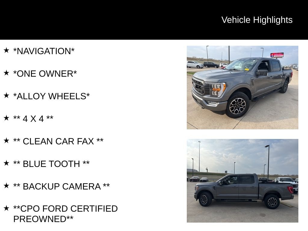 Certified 2023 Ford F-150 XLT Truck SuperCrew Cab