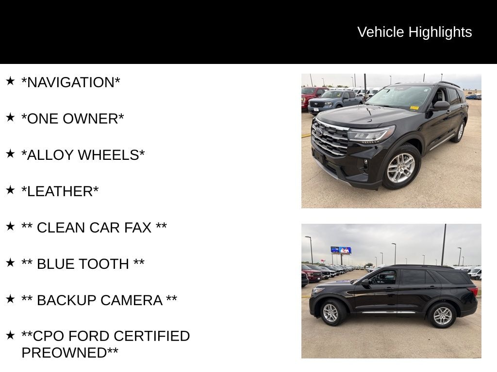 Certified 2025 Ford Explorer Active SUV