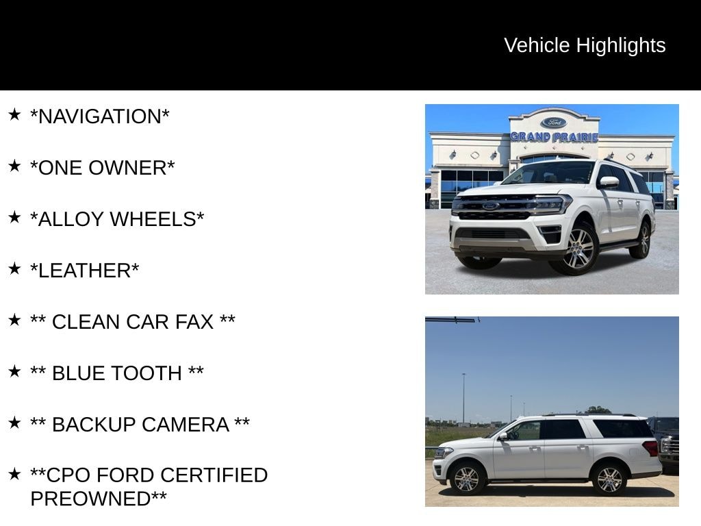 Certified 2024 Ford Expedition Max Limited SUV