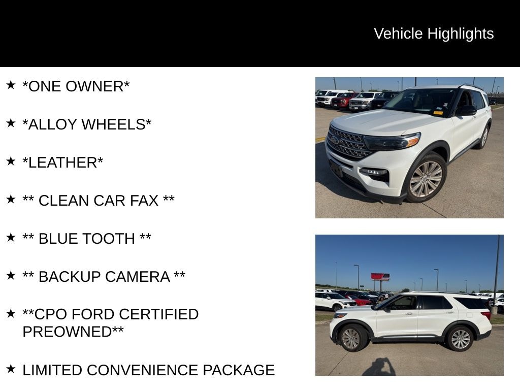 Certified 2023 Ford Explorer Limited SUV