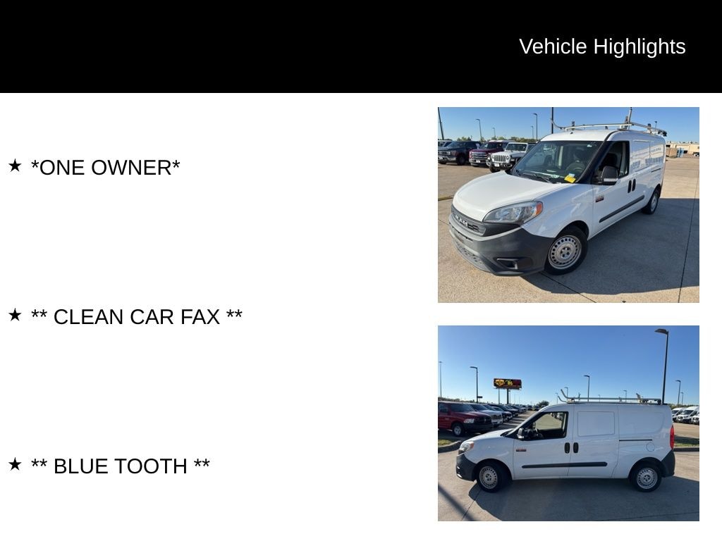 Used 2019 Ram ProMaster City Tradesman