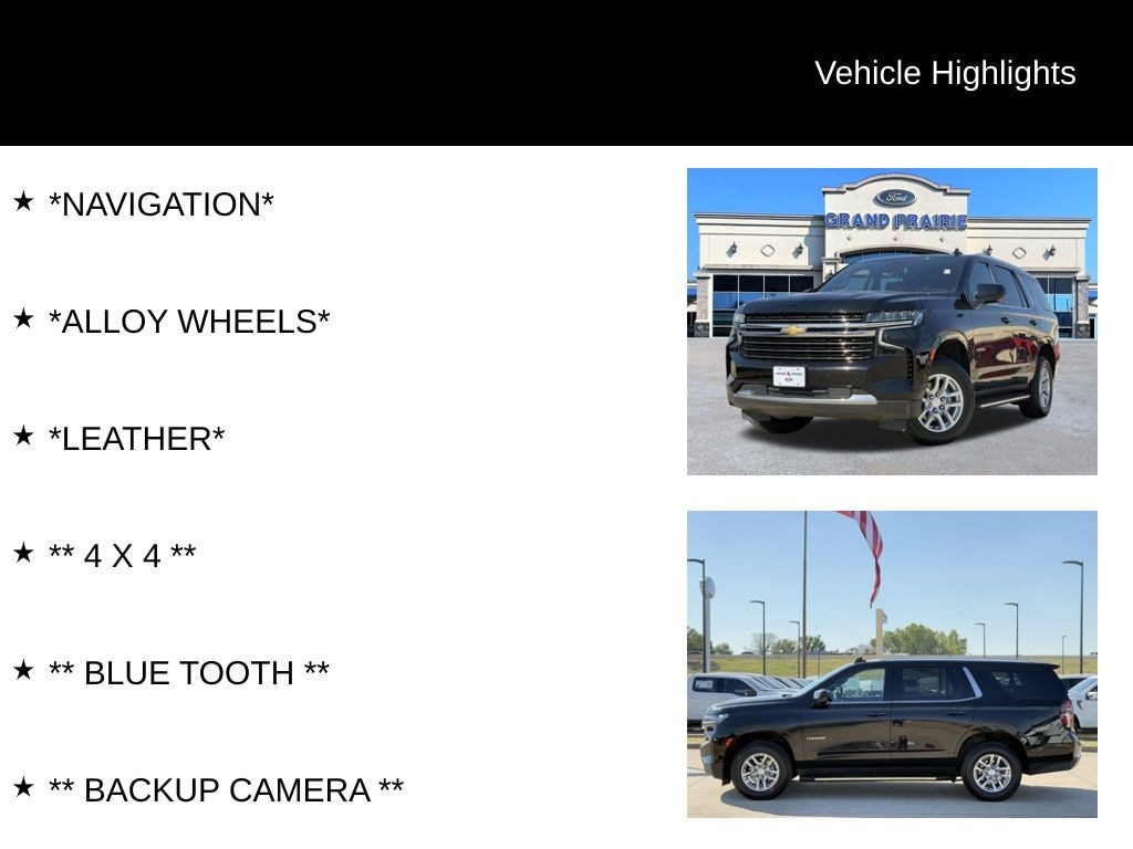 Used 2023 Chevrolet Tahoe LT SUV