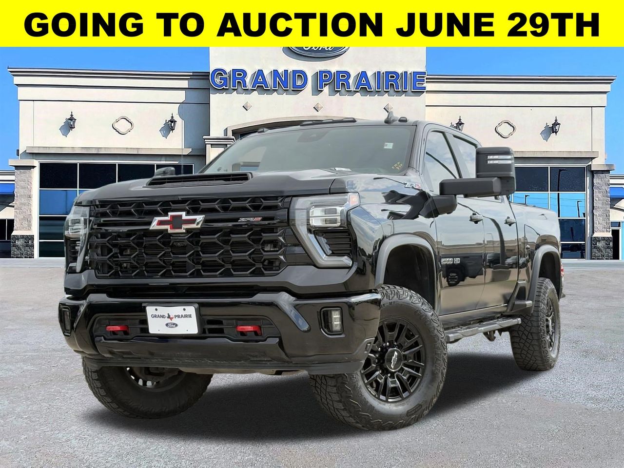 Black 2024 Chevrolet Silverado 2500HD Pickup Truck Four-Wheel Drive Automatic
