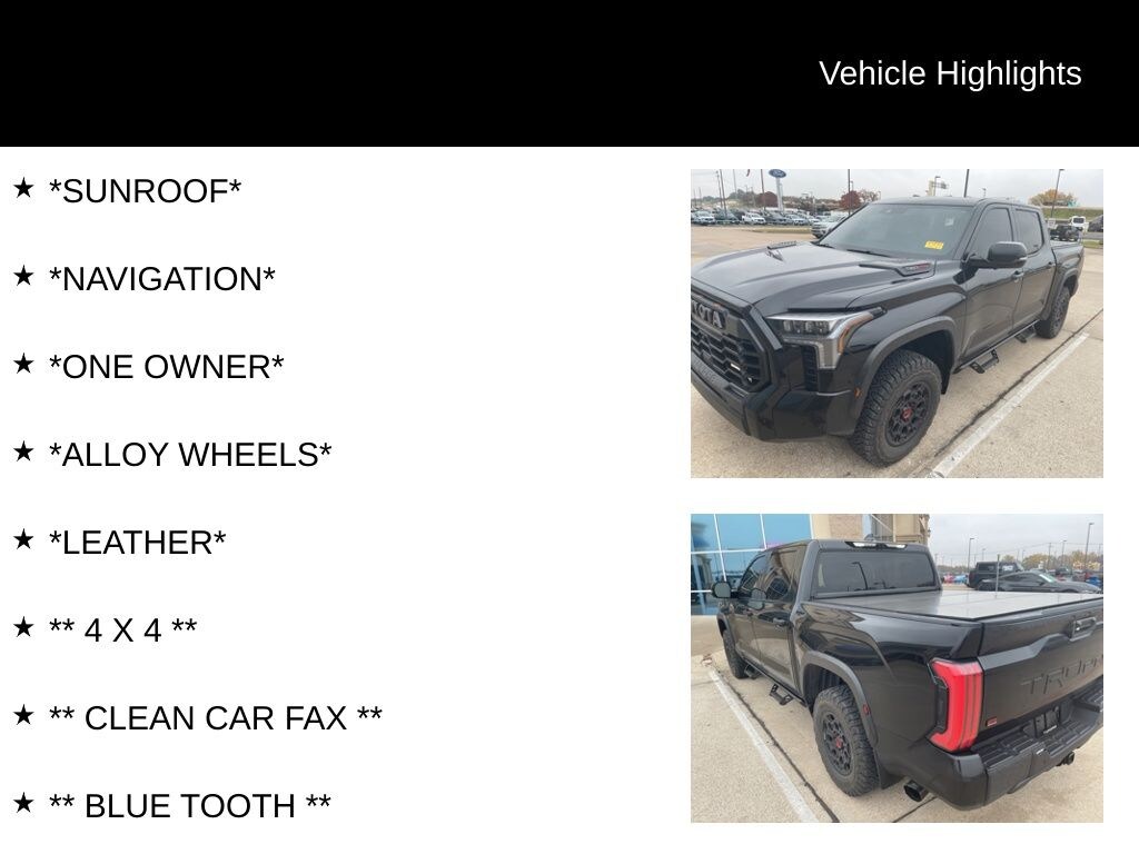 Used 2025 Toyota Tundra i-FORCE MAX TRD Pro Truck CrewMax