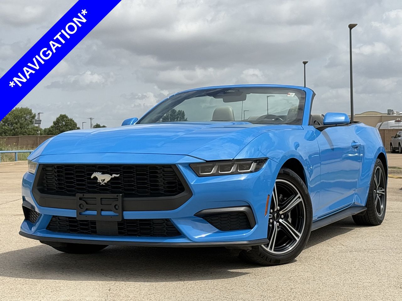 Grabber Blue Metallic 2024 Ford Mustang Convertible Rear-Wheel Drive Automatic