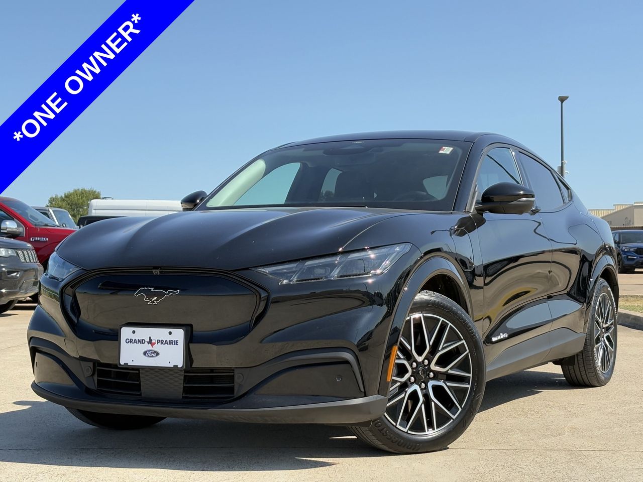 Used 2025 Ford Mustang Mach-E Premium AWD with VIN 3FMTK3SU2SMA18956 for sale in Grand Prairie, TX