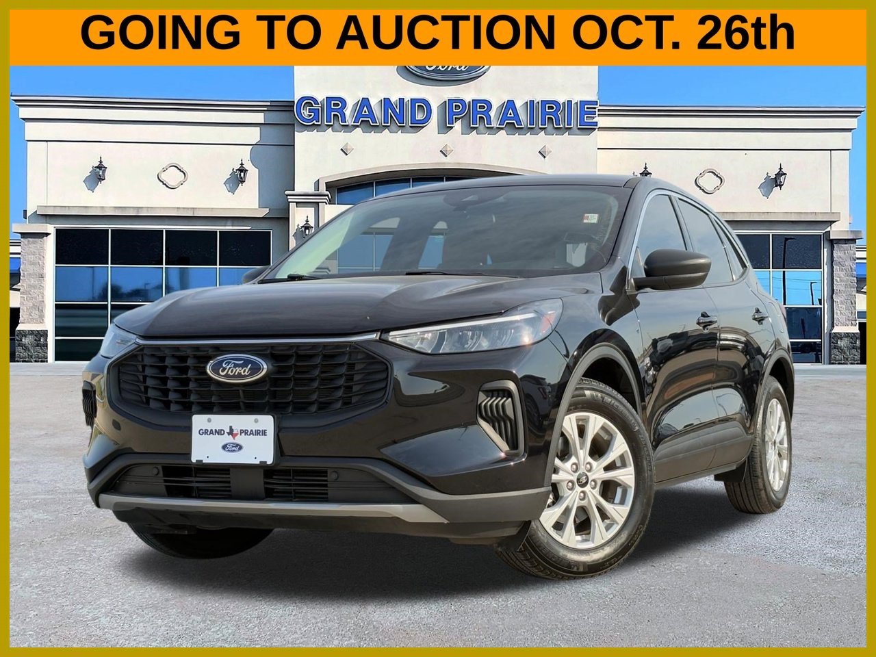 Agate Black 2023 Ford Escape SUV / Crossover Front-Wheel Drive 8-Speed Automatic