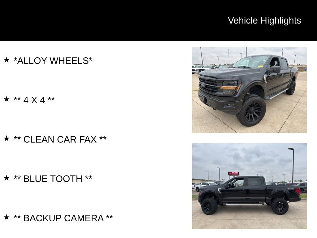 Used 2024 Ford F-150 XLT Truck SuperCrew Cab