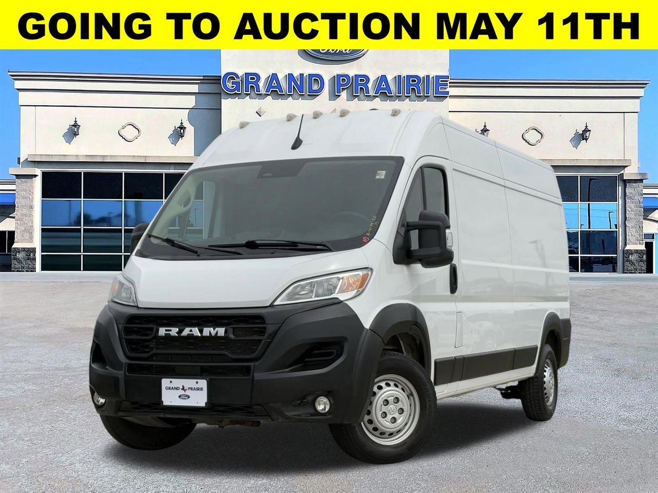Bright White 2025 RAM ProMaster 2500 Tradesman 159 High Roof Cargo Van FWD Van Front-Wheel Drive 9-Speed Automatic