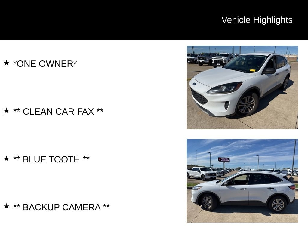 Used 2022 Ford Escape S SUV