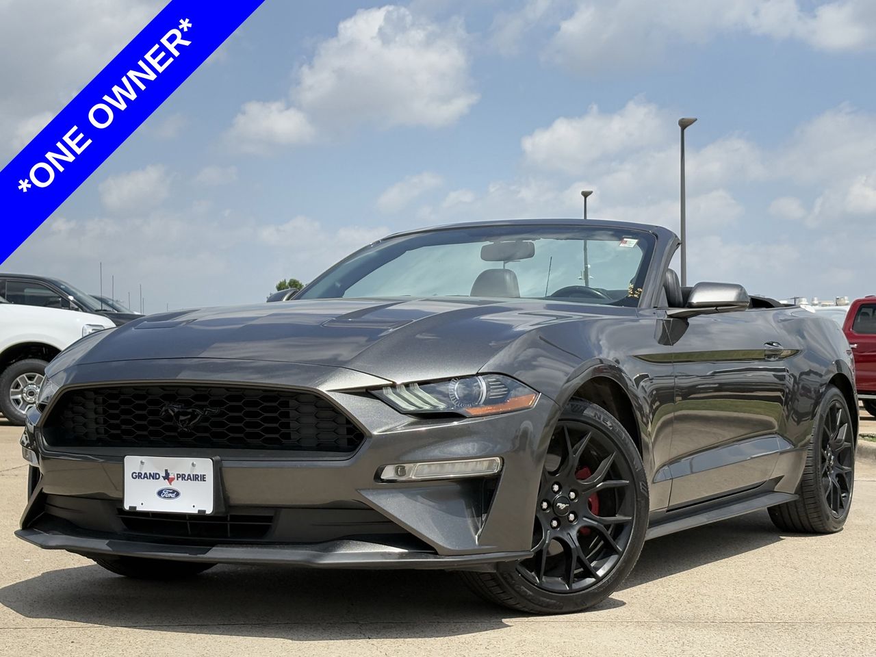 Used 2018 Ford Mustang EcoBoost Premium with VIN 1FATP8UH7J5156330 for sale in Grand Prairie, TX