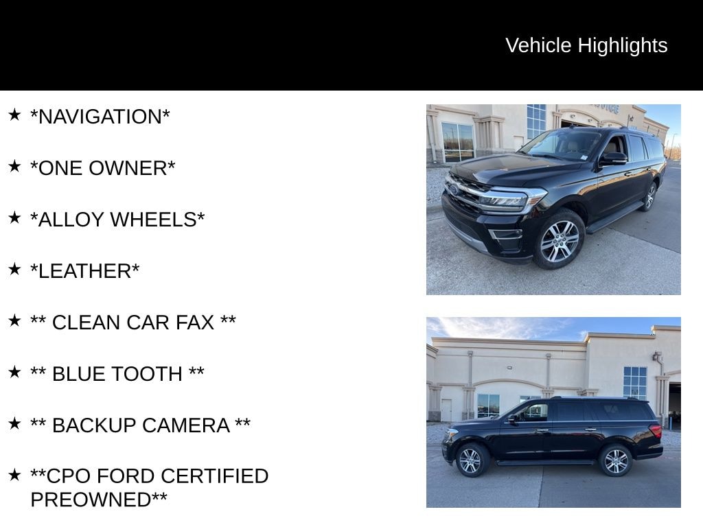 Certified 2024 Ford Expedition Max Limited SUV