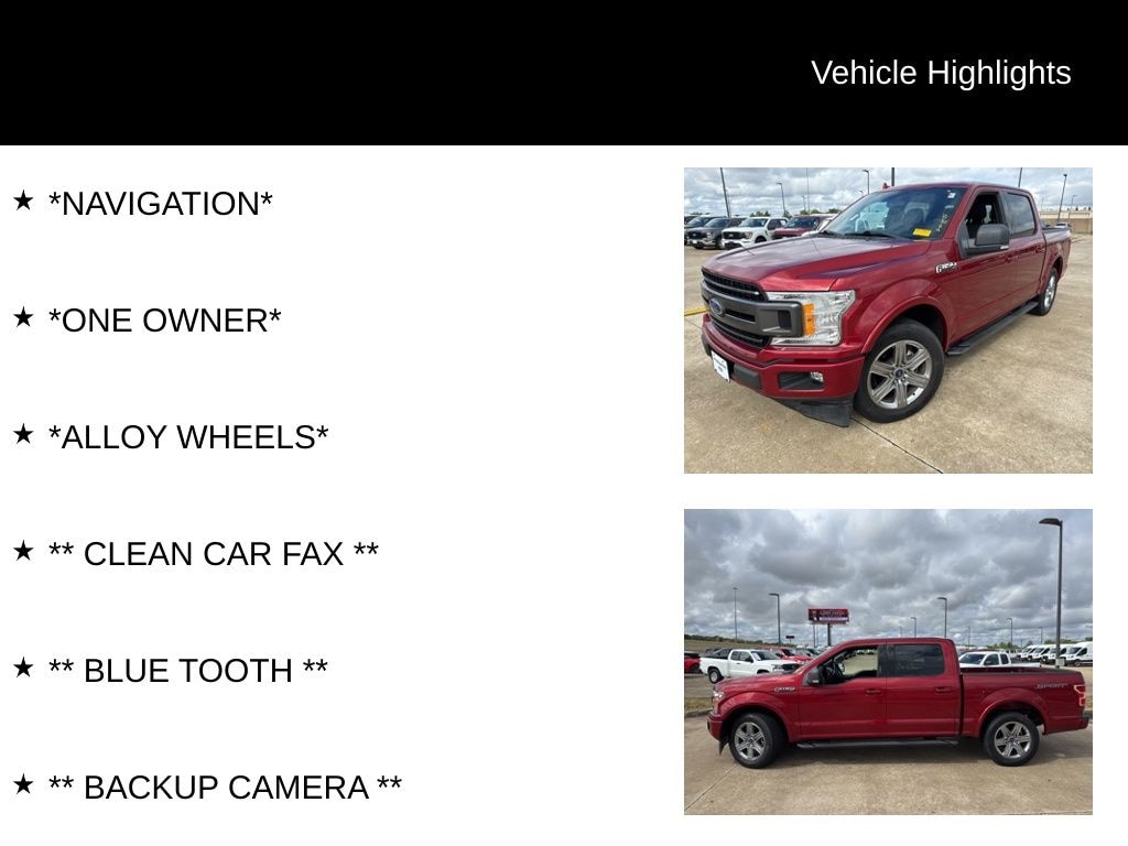 Used 2018 Ford F-150 XLT Truck SuperCrew Cab