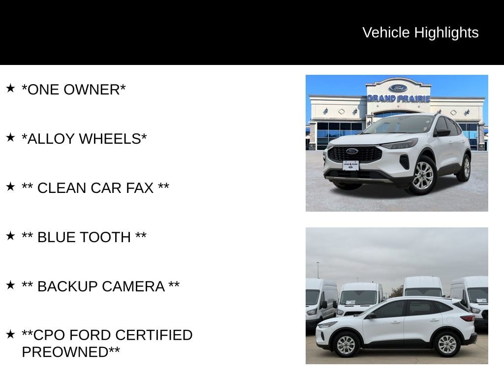 Certified 2025 Ford Escape Active SUV