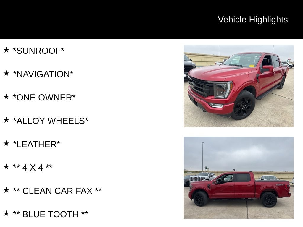 Certified 2023 Ford F-150 Lariat Truck SuperCrew Cab