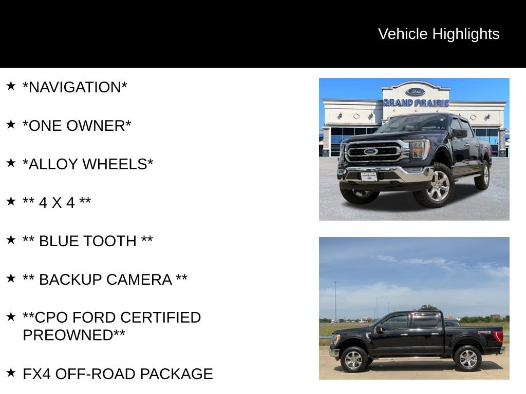 Certified 2022 Ford F-150 XLT Truck SuperCrew Cab