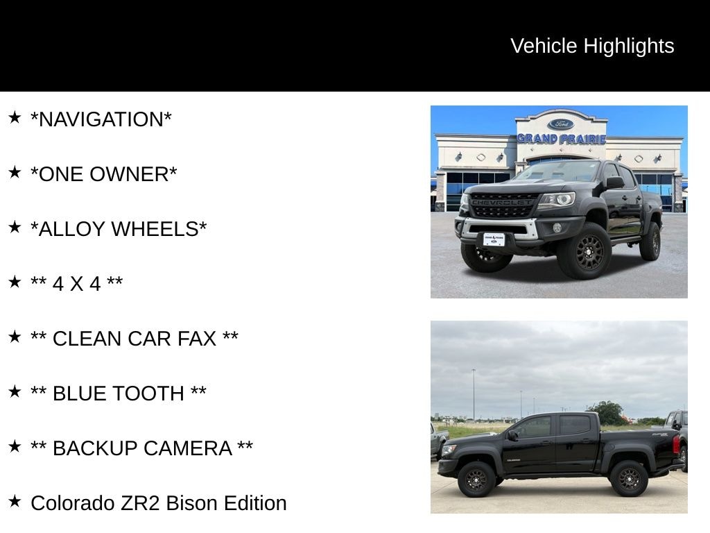 Used 2019 Chevrolet Colorado ZR2 Truck Crew Cab
