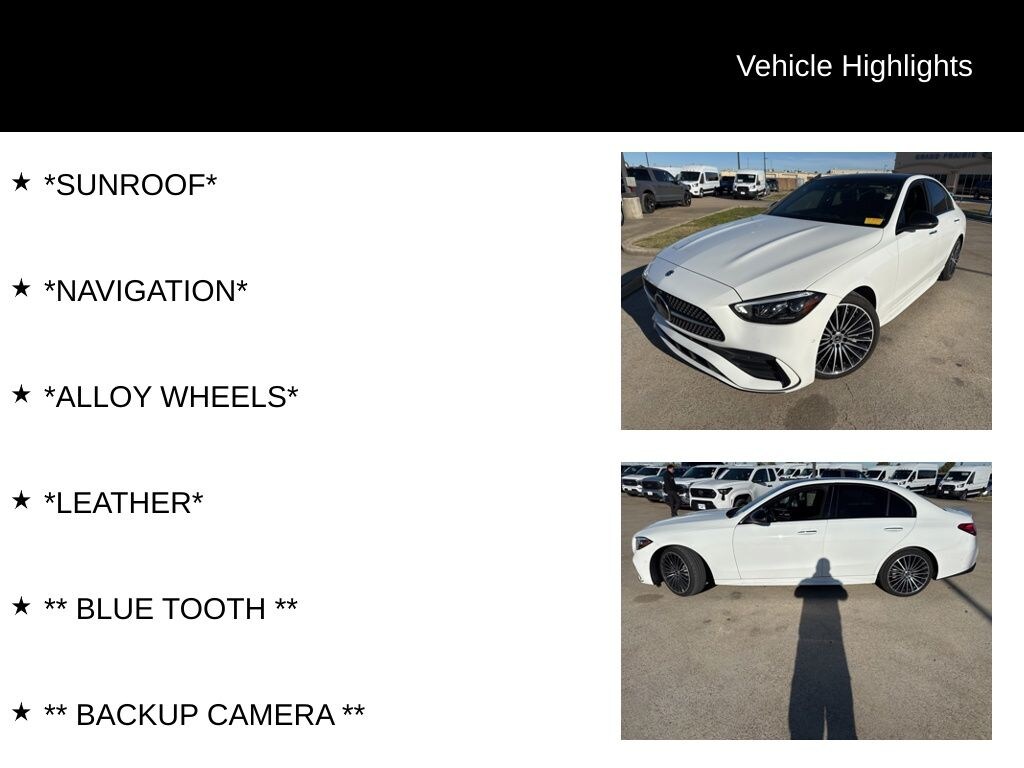 Used 2023 Mercedes-Benz C-Class C 300 Sedan