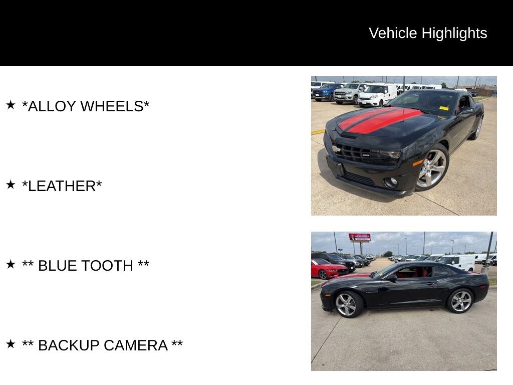 Used 2013 Chevrolet Camaro SS Coupe