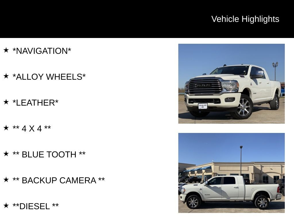 Used 2024 Ram 2500 Longhorn Truck Mega Cab