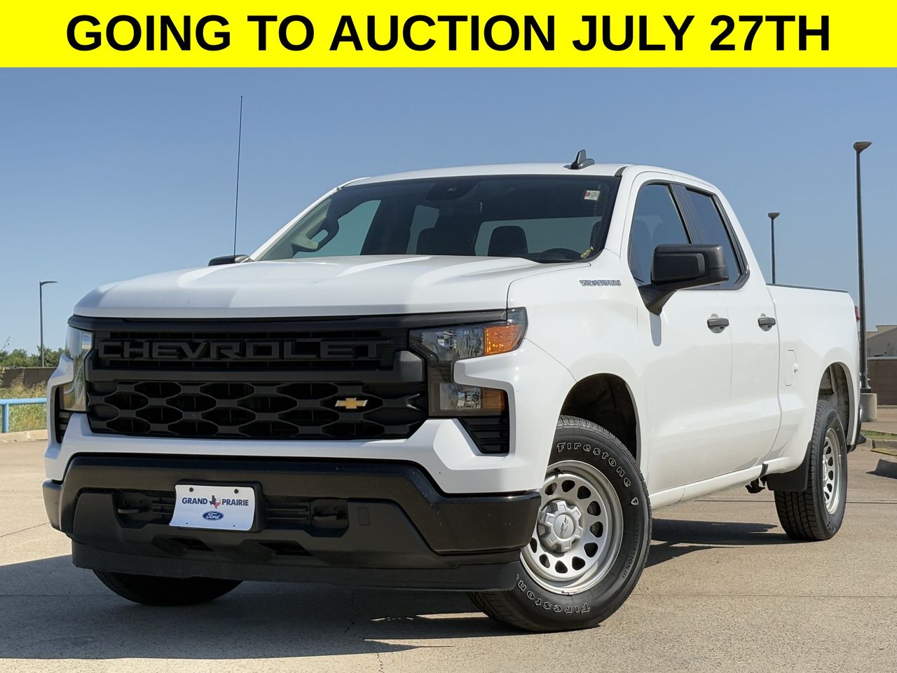 Used 2024 Chevrolet Silverado 1500 Work Truck with VIN 1GCRAAEK3RZ187389 for sale in Grand Prairie, TX