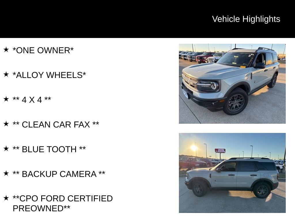 Used 2022 Ford Bronco Sport Big Bend SUV