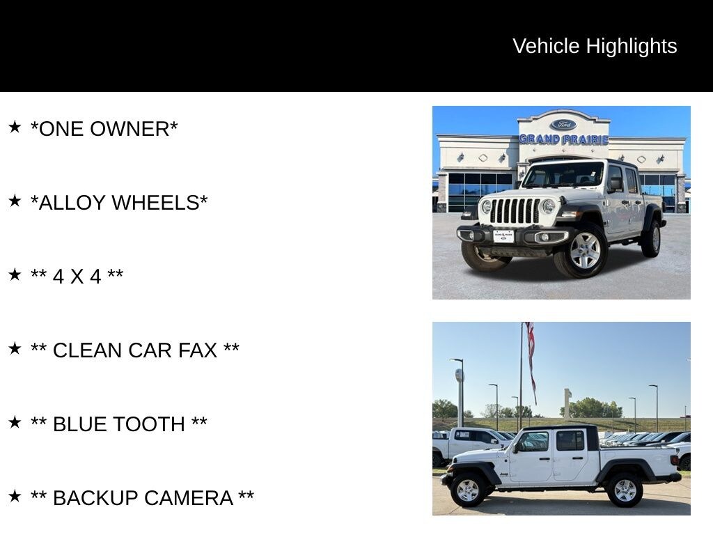 Used 2023 Jeep Gladiator Sport Truck Crew Cab