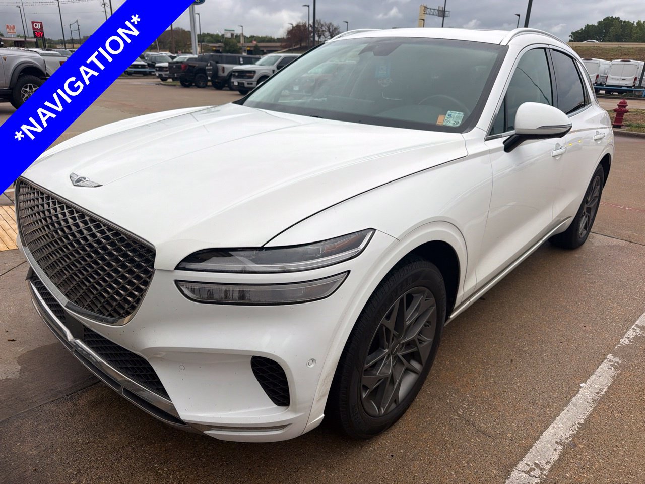 Alta White 2022 Genesis GV70 SUV / Crossover All-Wheel Drive 8-Speed Automatic