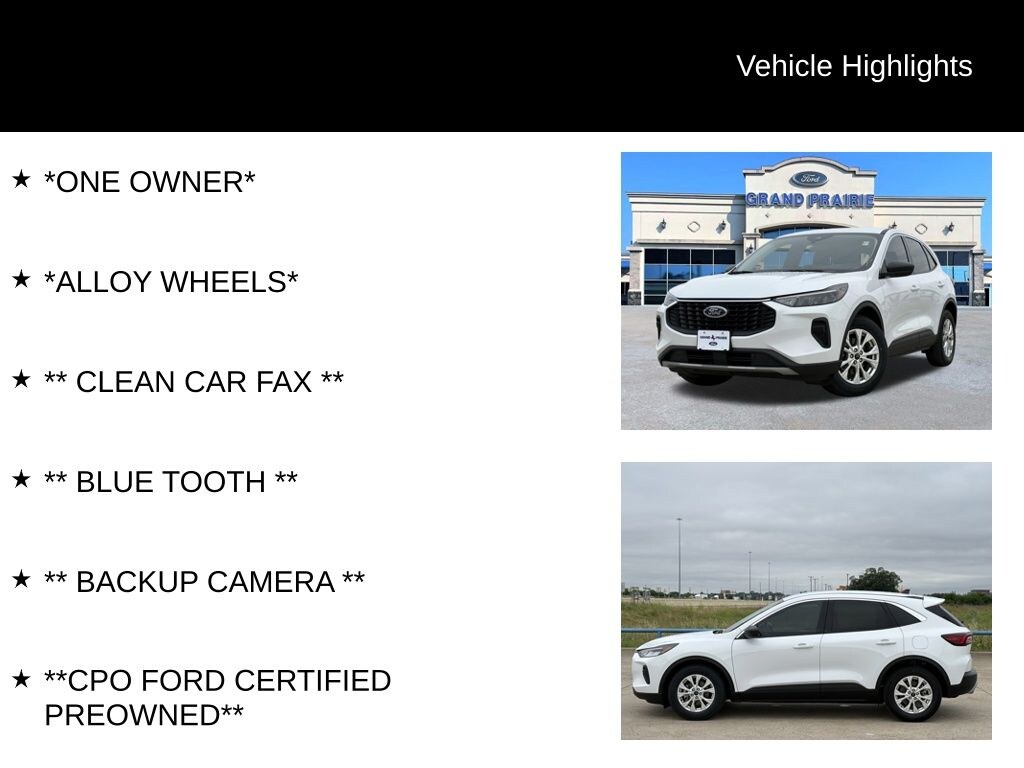 Certified 2023 Ford Escape Active SUV