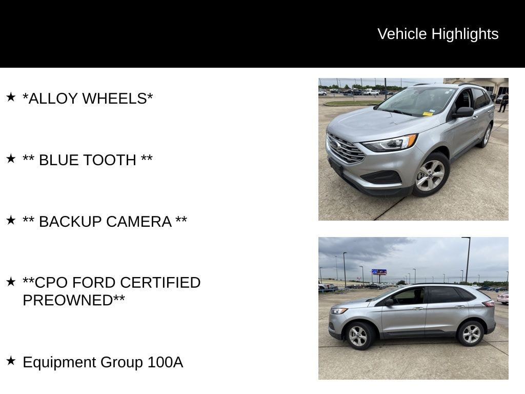 Certified 2020 Ford Edge SE SUV