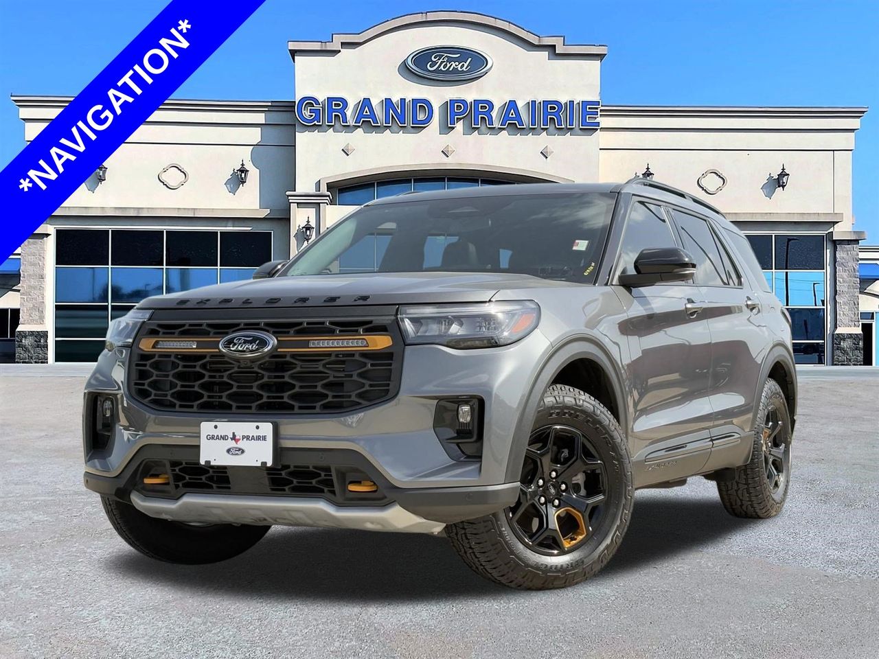 Gray Metallic 2026 Ford Explorer SUV / Crossover All-Wheel Drive Automatic