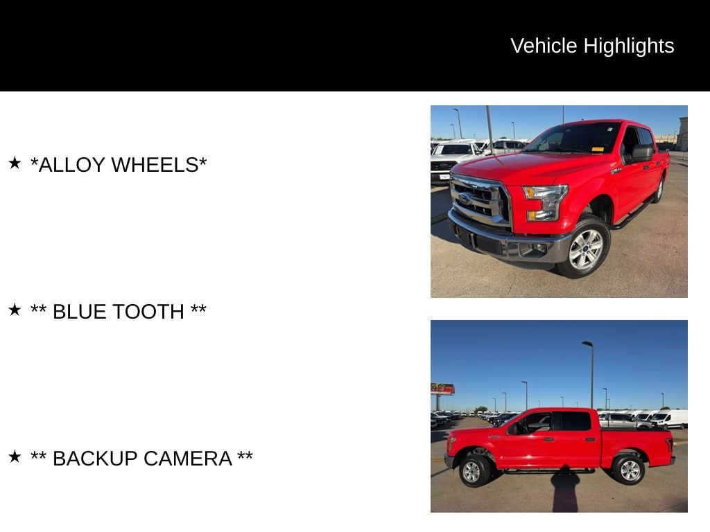 Used 2016 Ford F-150 XLT Truck SuperCrew Cab