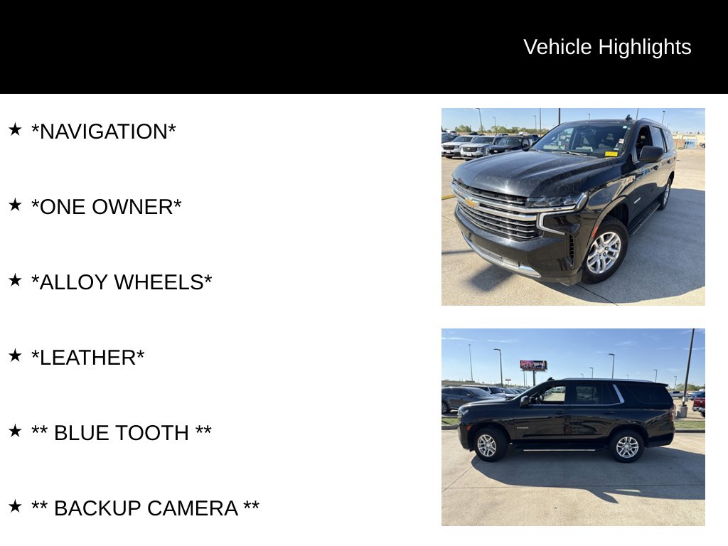 Used 2024 Chevrolet Tahoe LT SUV