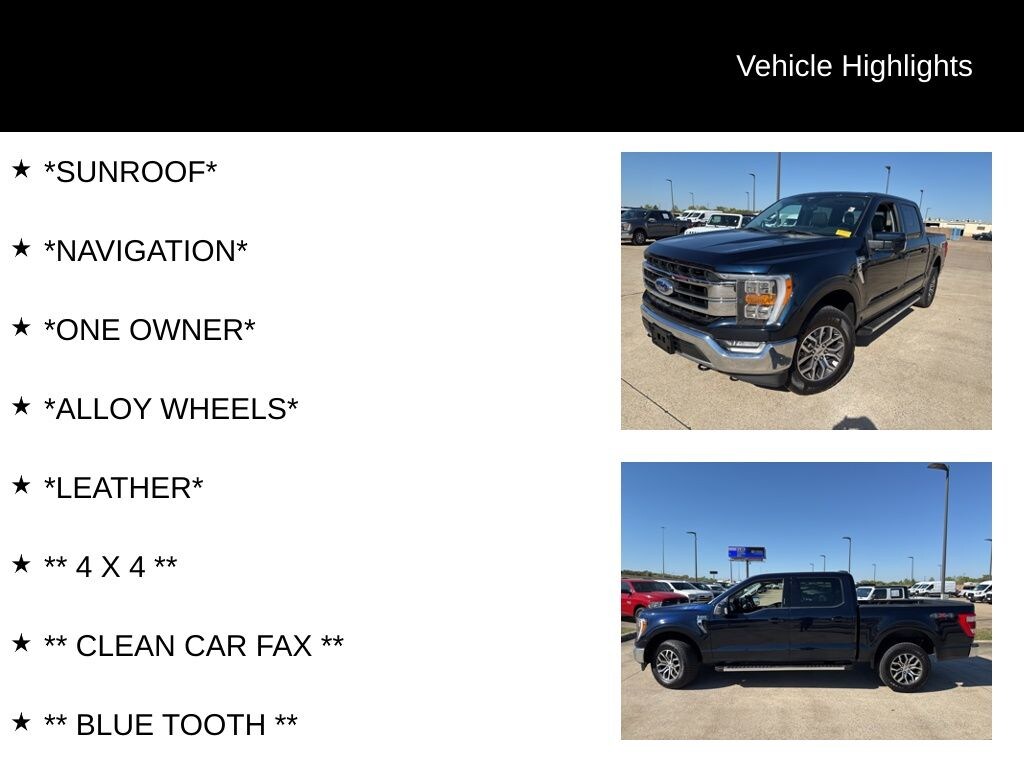 Certified 2022 Ford F-150 Lariat Truck SuperCrew Cab