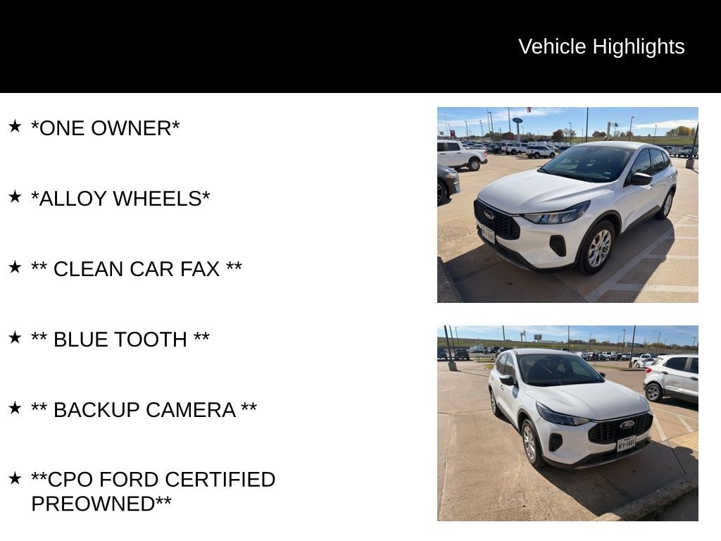 Certified 2025 Ford Escape Active SUV