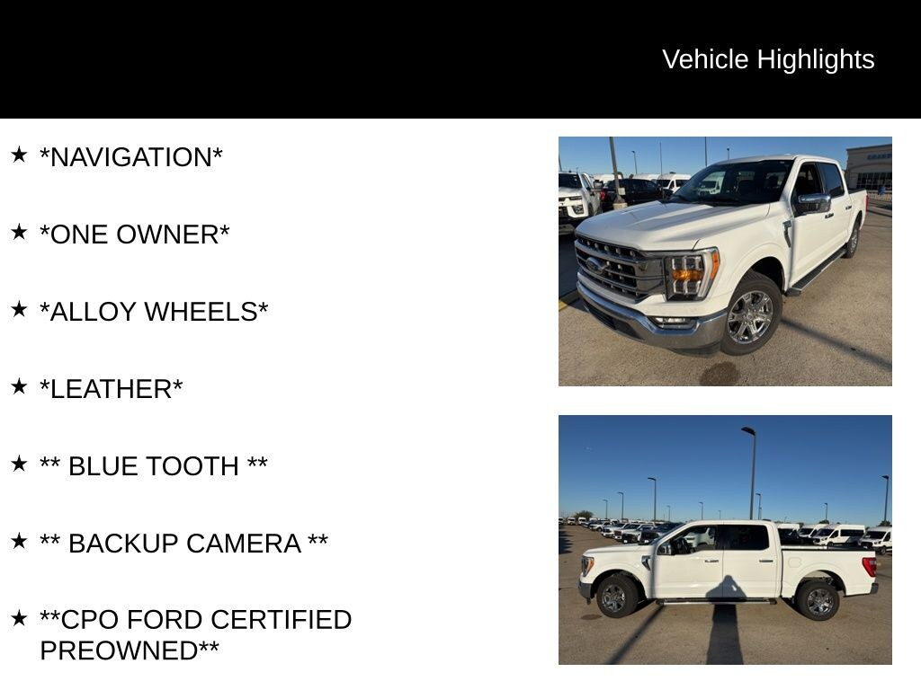 Certified 2023 Ford F-150 Lariat Truck SuperCrew Cab