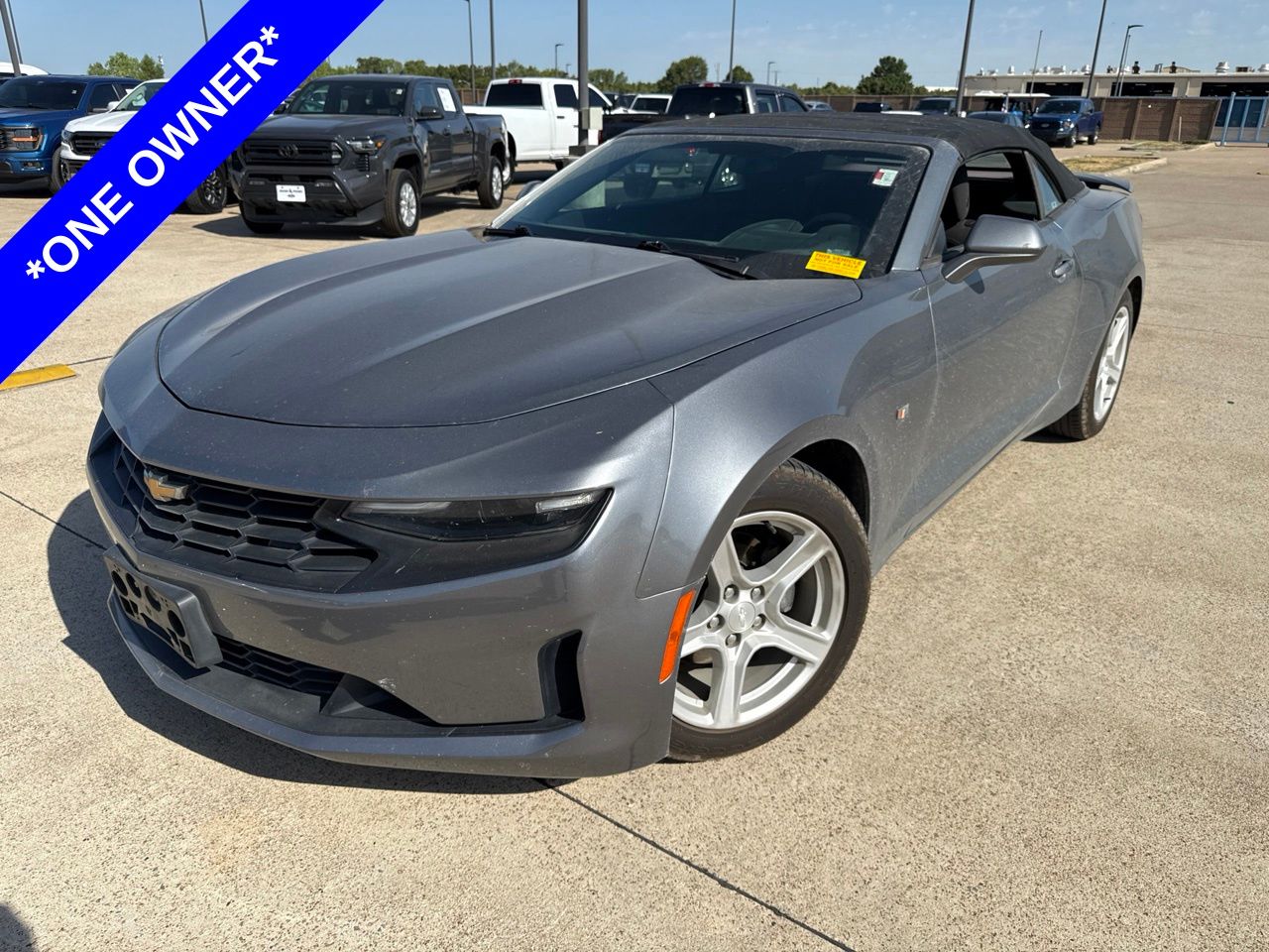 Gray (Satin Steel) 2020 Chevrolet Camaro Convertible Rear-Wheel Drive 8-Speed Automatic