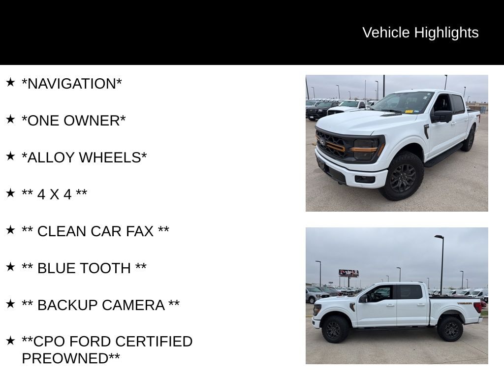 Certified 2025 Ford F-150 Tremor Truck SuperCrew Cab