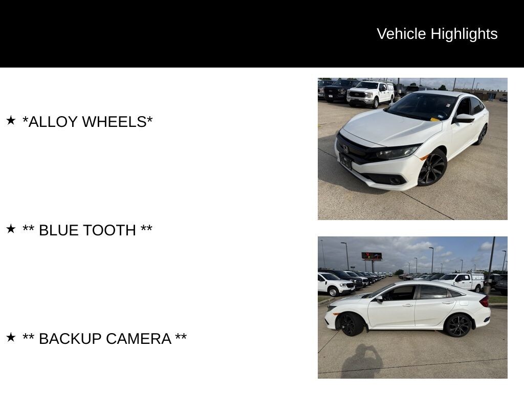 Used 2019 Honda Civic Sport Sedan