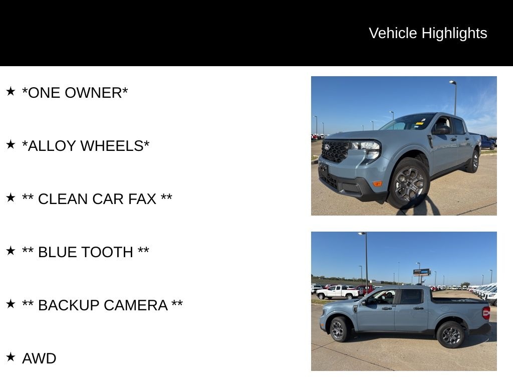 Used 2025 Ford Maverick XLT Truck SuperCrew