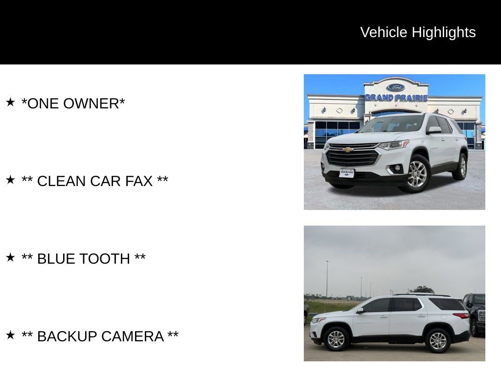Used 2021 Chevrolet Traverse LT SUV
