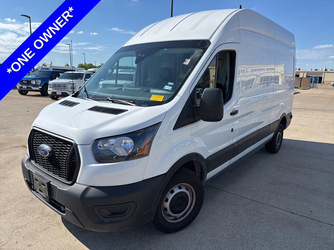 Oxford White 2024 Ford Transit Cargo 250 High Roof LB RWD Van Rear-Wheel Drive