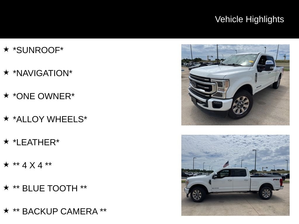 Certified 2022 Ford F-250 Platinum Truck Crew Cab
