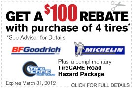 Tire Rebate