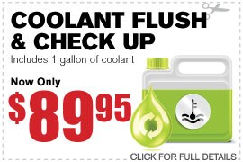 Coolant Flush & Check Up